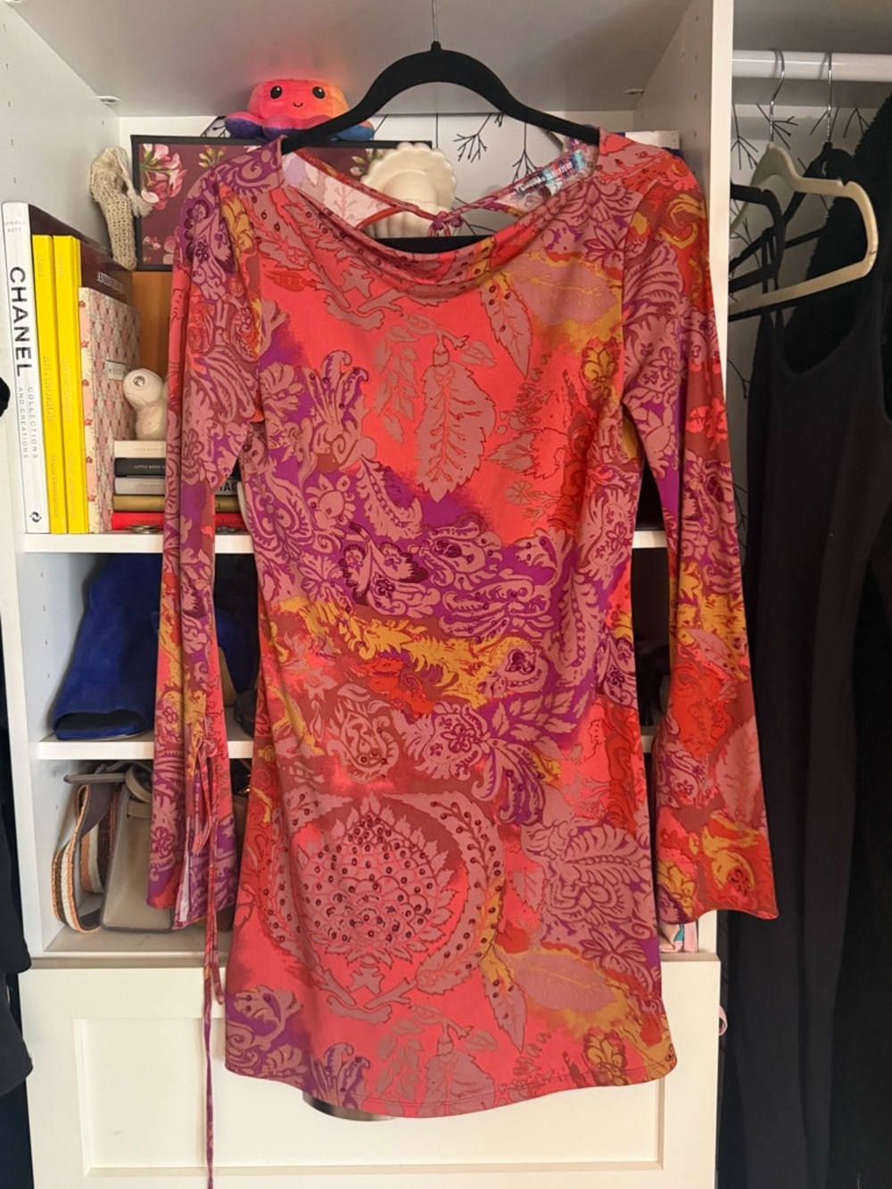 Silence + Noise Sandra Long Sleeve Mini Dress